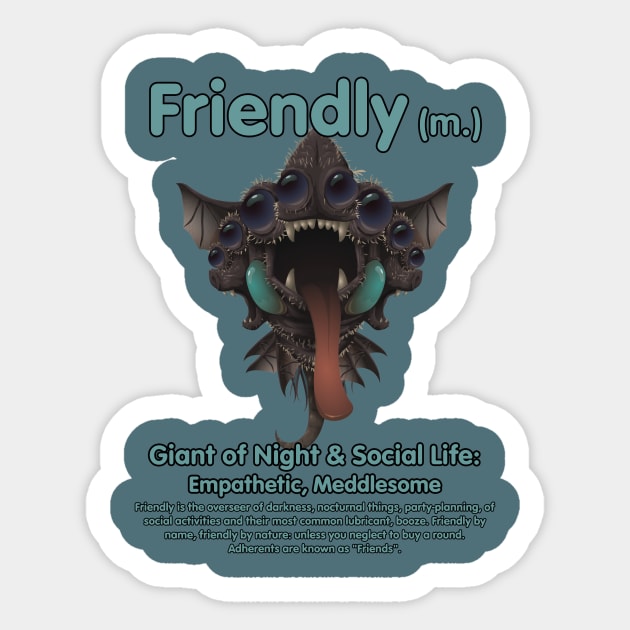 Friendly Sticker by Justwillow